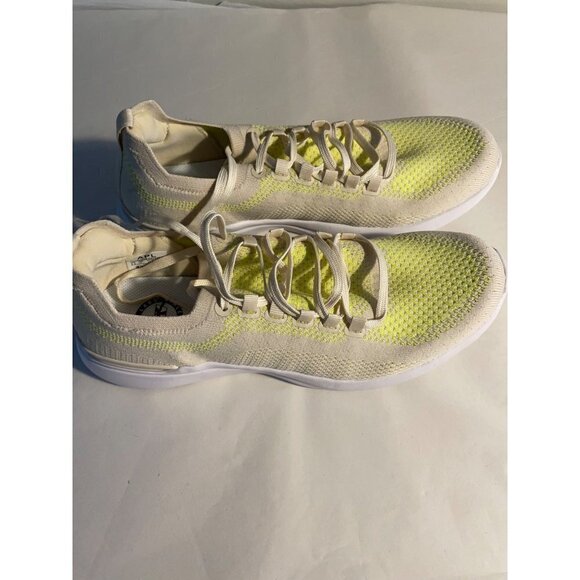 APL Knit Techloom Breeze Trainers Sneakers Yellow Lightweight 40.5 US 9.5 NEW - Picture 5 of 6